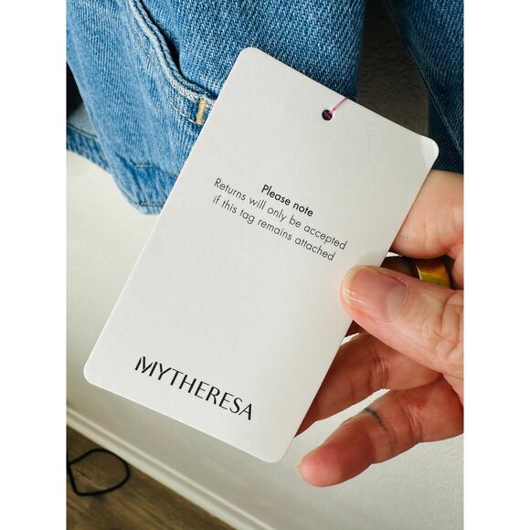 NWT Isabel Marant Medium Wash Pauline Snap Front Denim Jean Jacket 38 / M - Picture 9 of 13